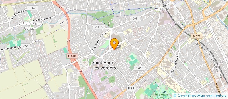 localisation de l'entreprise SCI FONCIERE ST ANDRE DOUZE  SAINT-ANDRE-LES-VERGERS