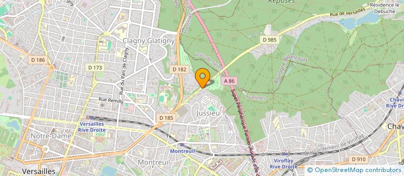 localisation de l'entreprise SCI FONCIERE ST GAETAN  VERSAILLES