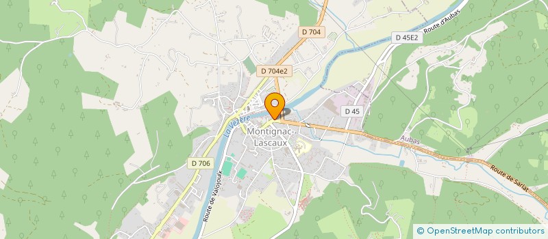 localisation de l'entreprise SCI FONCIERE T.M.L.C à MONTIGNAC-LASCAUX