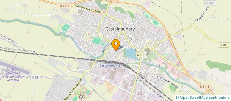 localisation de l'entreprise SCI FONCIERE THOMAS  CASTELNAUDARY