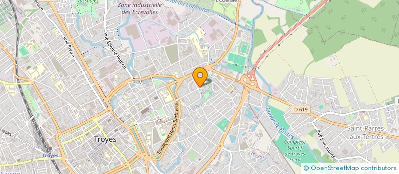 localisation de l'entreprise SCI FONCIERE TROYES INFESTISSEMENTS à TROYES