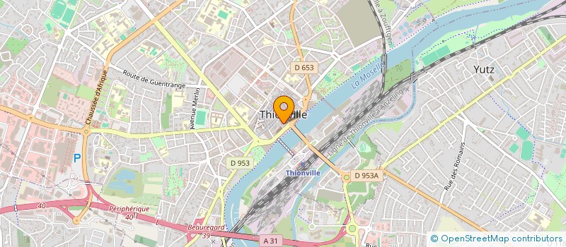 localisation de l'entreprise SCI FONCIERE ZOZO à THIONVILLE