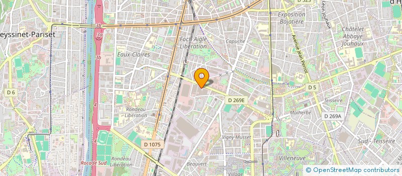 localisation de l'entreprise SCI FONCIERES DES ALLIES à GRENOBLE