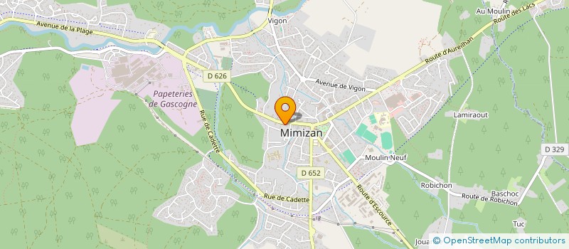 localisation de l'entreprise SCI FONCOMBE  MIMIZAN