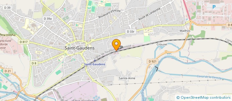 localisation de l'entreprise SCI FONDARY  SAINT-GAUDENS