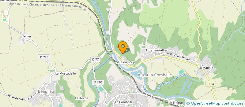 localisation de l'entreprise SCI FONDARY  AUZAT-LA-COMBELLE