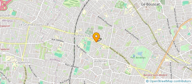 localisation de l'entreprise SCI FONDAUDEGE 30  BORDEAUX