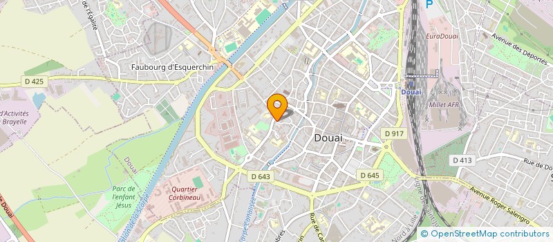 localisation de l'entreprise SCI FONDERIE ROMAGNANT à DOUAI