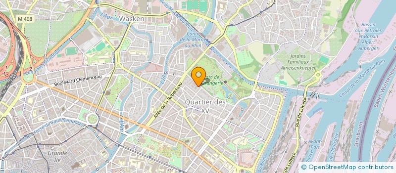 localisation de l'entreprise SCI FONDRIX  STRASBOURG