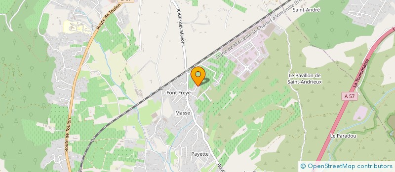 localisation de l'entreprise SCI FONFREYNE  LE LUC