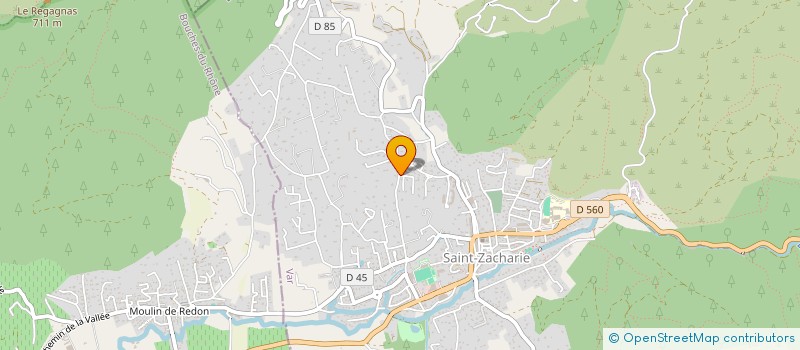 localisation de l'entreprise SCI FONGATE à SAINT-ZACHARIE