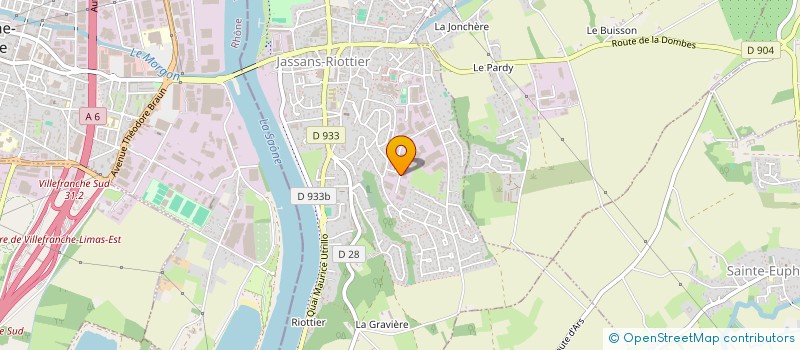localisation de l'entreprise SCI FONGRAINE à JASSANS-RIOTTIER