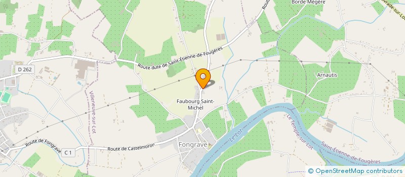 localisation de l'entreprise SCI FONGRAVAISE  FONGRAVE