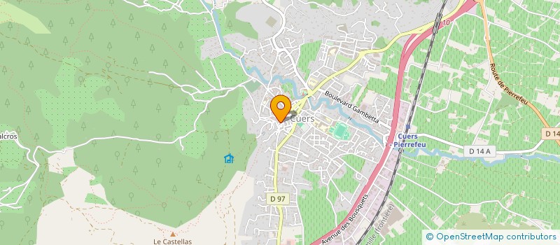 localisation de l'entreprise SCI FONI à CUERS