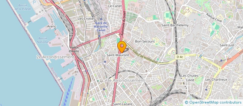 localisation de l'entreprise SCI FONIO  MARSEILLE