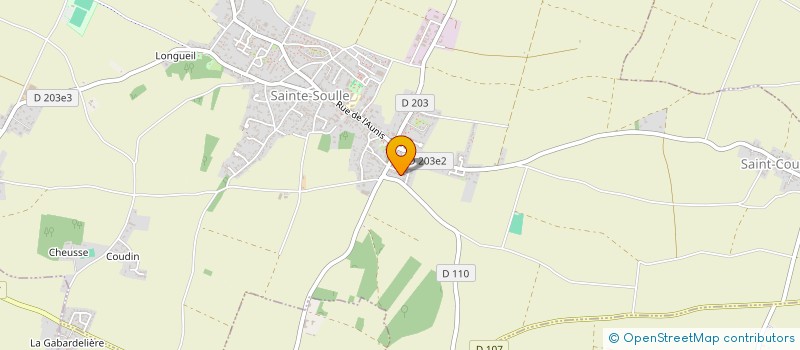 localisation de l'entreprise SCI  FONJAN  SAINTE-SOULLE