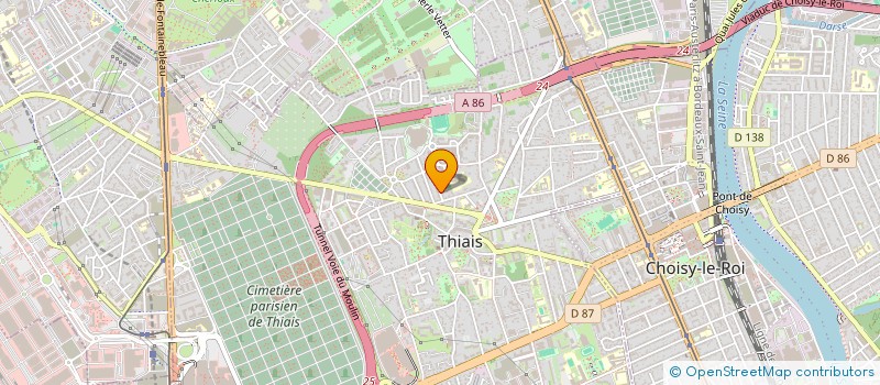 localisation de l'entreprise SCI FONNE à THIAIS
