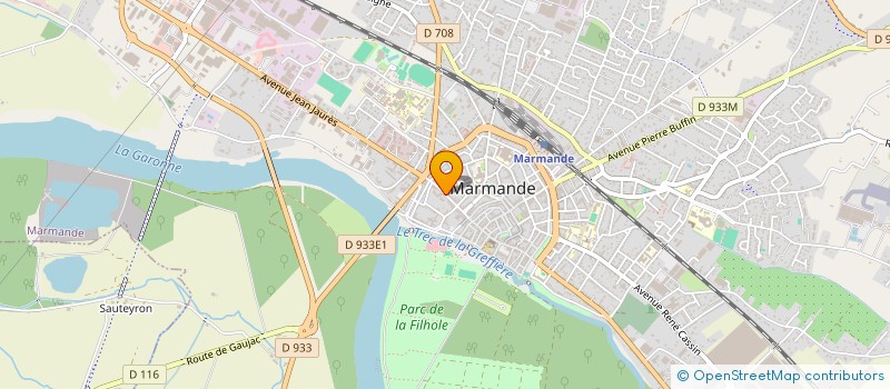 localisation de l'entreprise SCI FONQUERNE ORTHODONTICS  MARMANDE