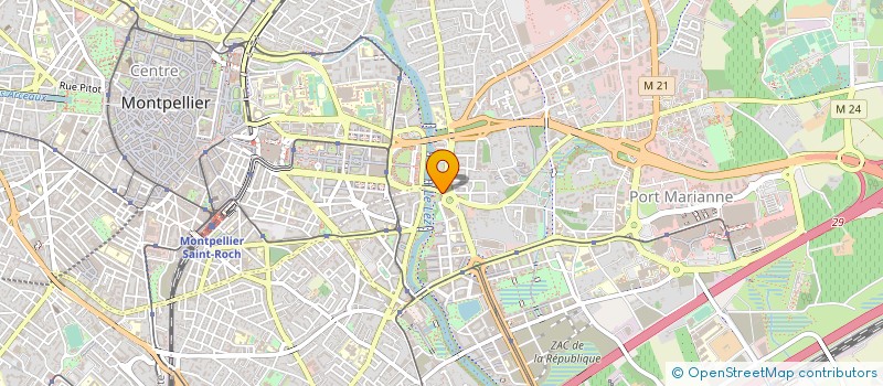 localisation de l'entreprise SCI FONRIC à MONTPELLIER