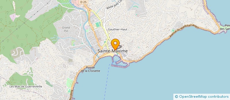 localisation de l'entreprise SCI FONSAGRIVES à SAINTE-MAXIME