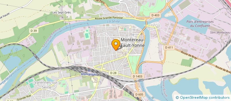 localisation de l'entreprise SCI FONSECA à MONTEREAU-FAULT-YONNE