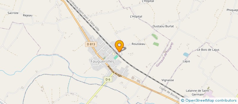 localisation de l'entreprise SCI FONSECA  FAUGUEROLLES