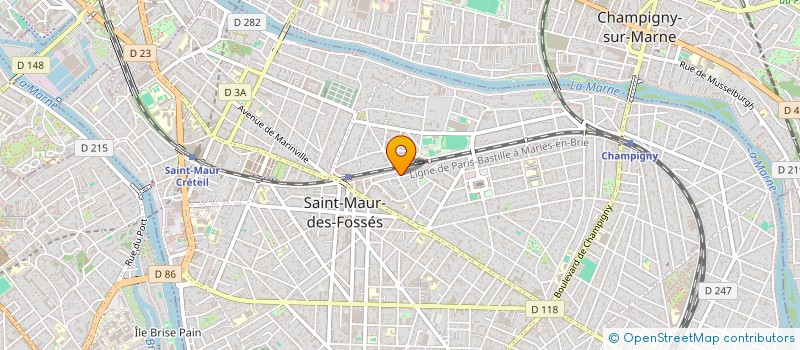 localisation de l'entreprise SCI FONSEG à SAINT-MAUR-DES-FOSSES