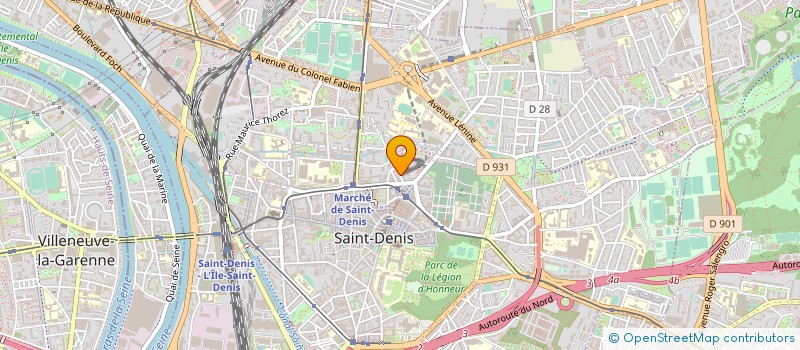 localisation de l'entreprise SCI FONSEPOL  SAINT-DENIS