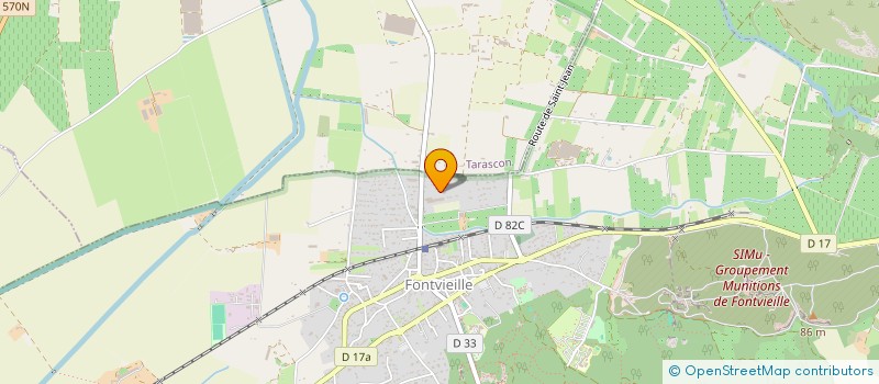 localisation de l'entreprise SCI FONSVETUS  FONTVIEILLE