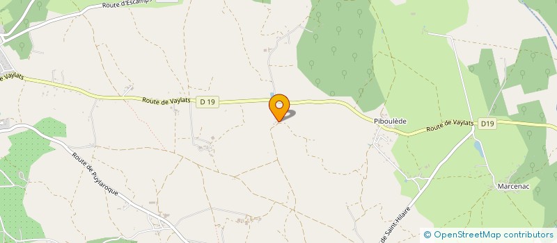 localisation de l'entreprise SCI FONT 46  LALBENQUE