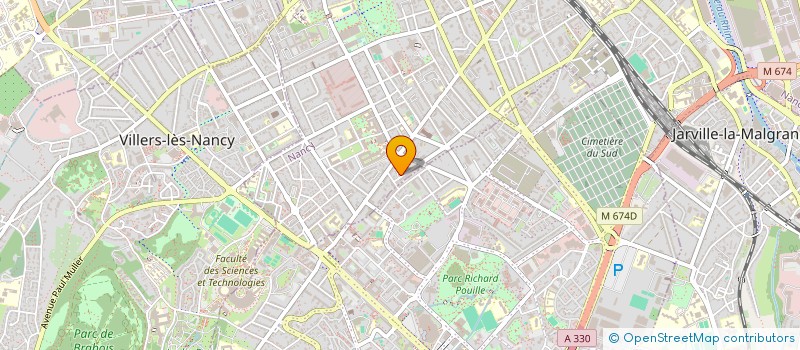 localisation de l'entreprise SCI FONT'ALLIANCE 1  NANCY