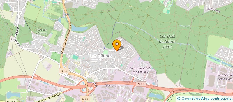 localisation de l'entreprise SCI FONT BARDAIS  LE CHESNAY-ROCQUENCOURT