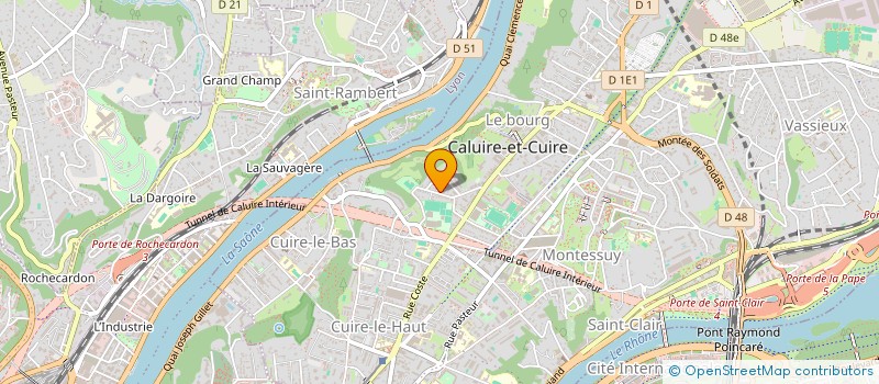 localisation de l'entreprise SCI FONT-BENITE  CALUIRE-ET-CUIRE