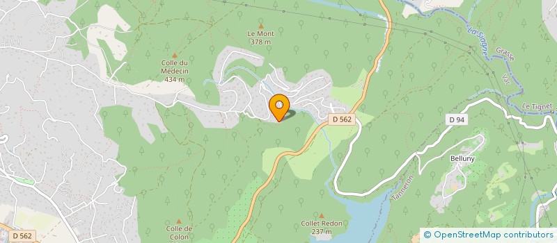 localisation de l'entreprise SCI FONT BOUILLEN  TOURRETTES