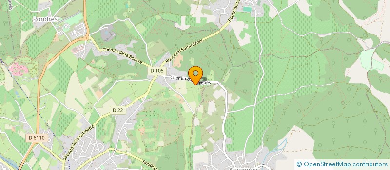 localisation de l'entreprise SCI FONT DE L AUBE  VILLEVIEILLE