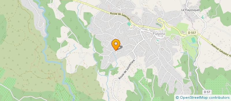 localisation de l'entreprise SCI FONT DE ROUX  FLAYOSC