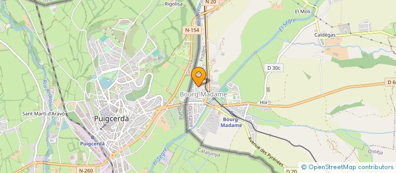 localisation de l'entreprise SCI FONT ET CIE  BOURG-MADAME