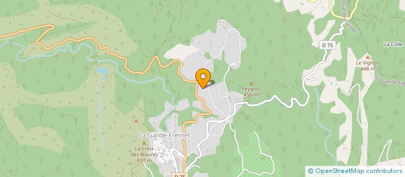 localisation de l'entreprise SCI FONT MOURIER à LA GARDE-FREINET