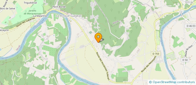 localisation de l'entreprise SCI FONT REAL  LA ROQUE-GAGEAC