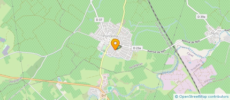 localisation de l'entreprise SCI FONT ROUGE  CAIXAS