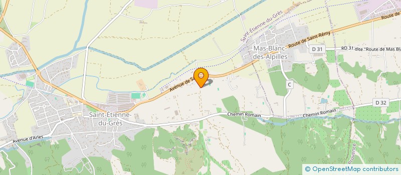 localisation de l'entreprise SCI FONT1681  SAINT-ETIENNE-DU-GRES