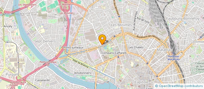 localisation de l'entreprise SCI FONTA - TERRA FLORA à TOULOUSE