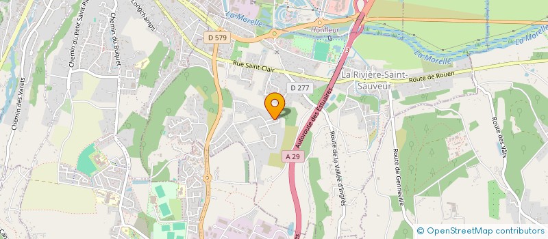 localisation de l'entreprise SCI FONTAINE 17  LA RIVIERE-SAINT-SAUVEUR