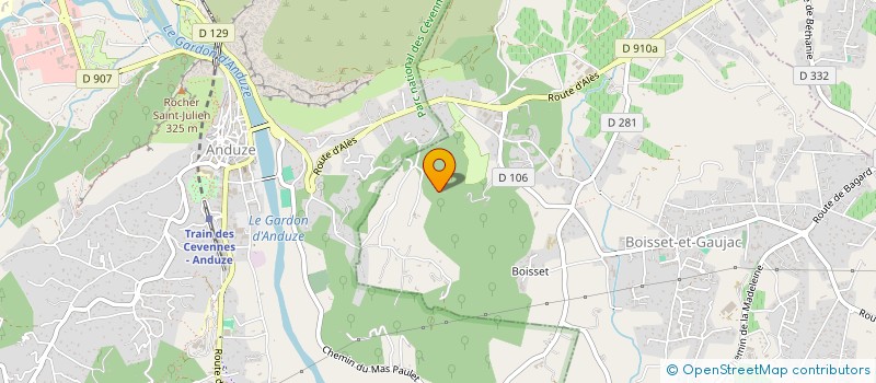 localisation de l'entreprise SCI FONTAINE  BOISSET-ET-GAUJAC