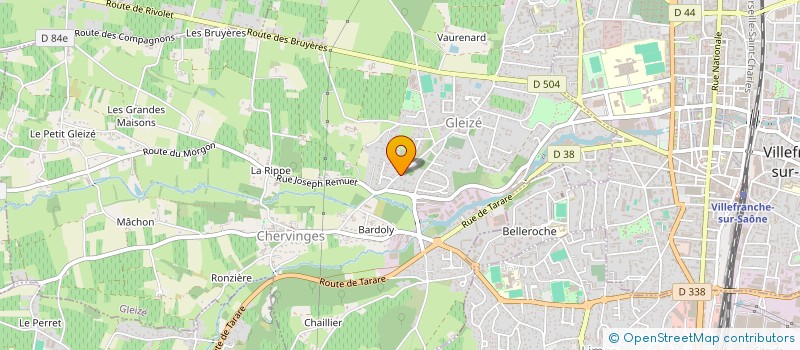 localisation de l'entreprise SCI FONTAINE  GLEIZE