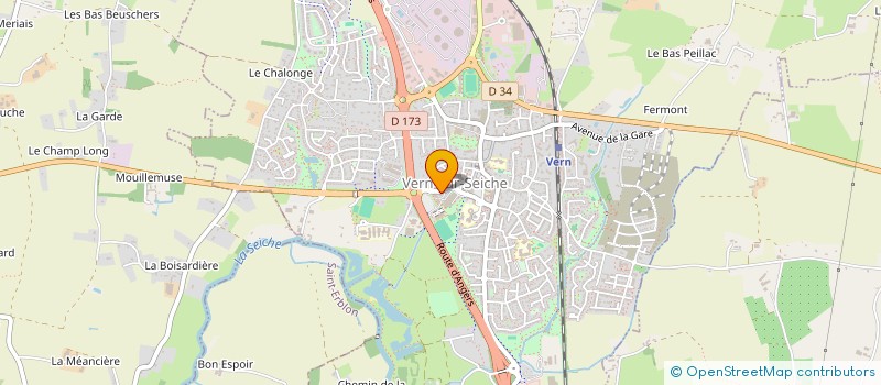 localisation de l'entreprise SCI FONTAINE  VERN-SUR-SEICHE