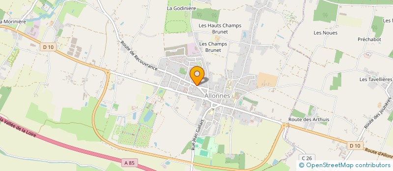 localisation de l'entreprise SCI FONTAINE à ALLONNES