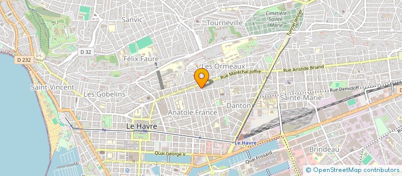 localisation de l'entreprise SCI FONTAINE  LE HAVRE