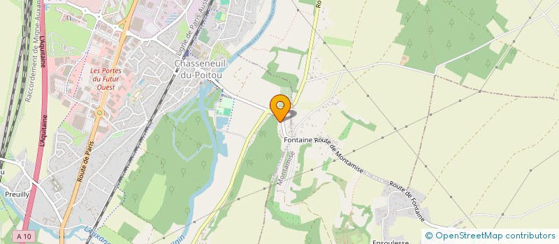 localisation de l'entreprise SCI FONTAINE  CHASSENEUIL-DU-POITOU