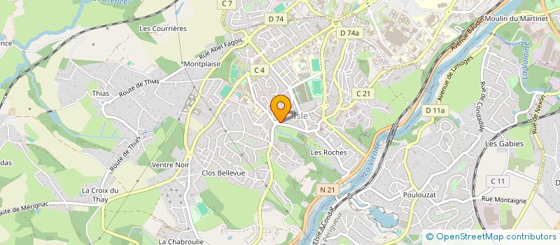 localisation de l'entreprise SCI FONTAINE  ISLE